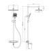 Душевая система GAPPO G24791-6 с термостатом (3-х функц. лейка, черный)