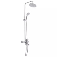 Душова система WEZER WOG16-153 (поворотний вилив - перемикач на лійку/душ, хром)