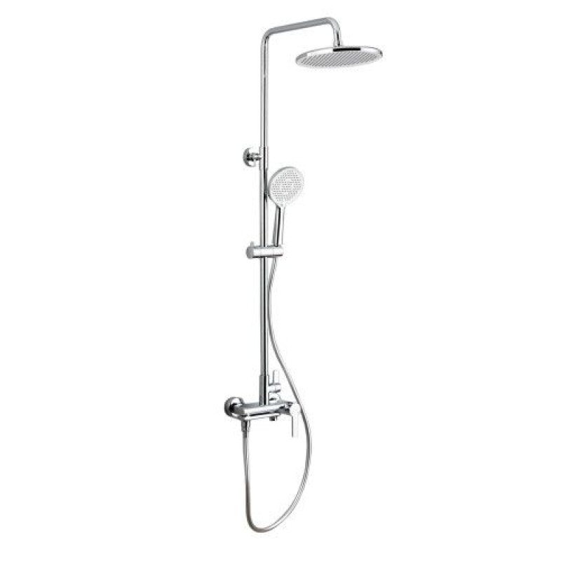 Душевая система FRAP F2488 с поворотным изливом, 3 функции, латунь, хром 