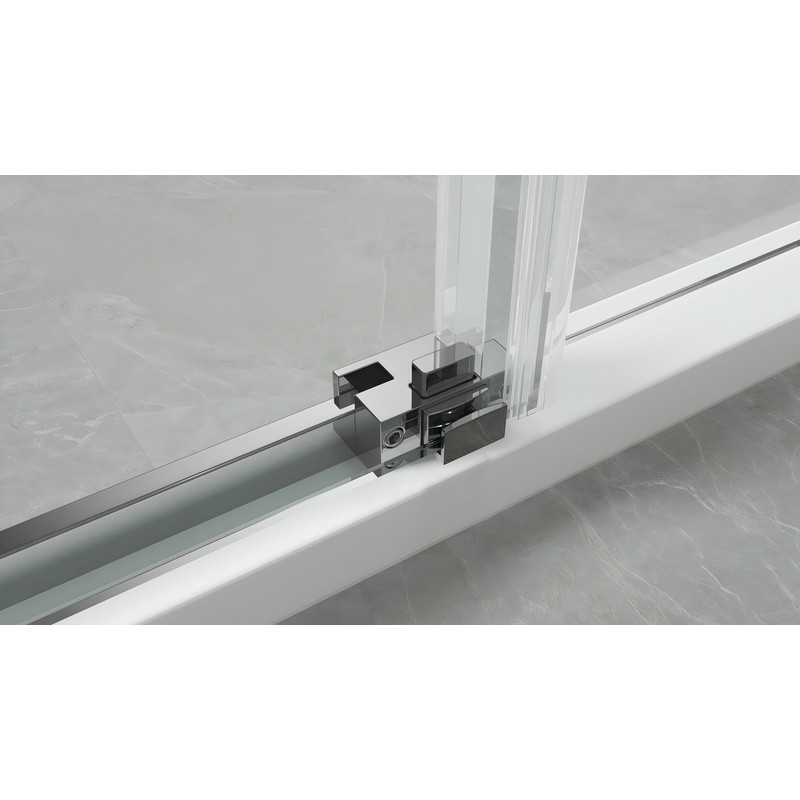 Душевая кабина Koer SR SC03-90x90x200-TR-07 Easy Clean 6мм, без поддона, прозрачное стекло, графит