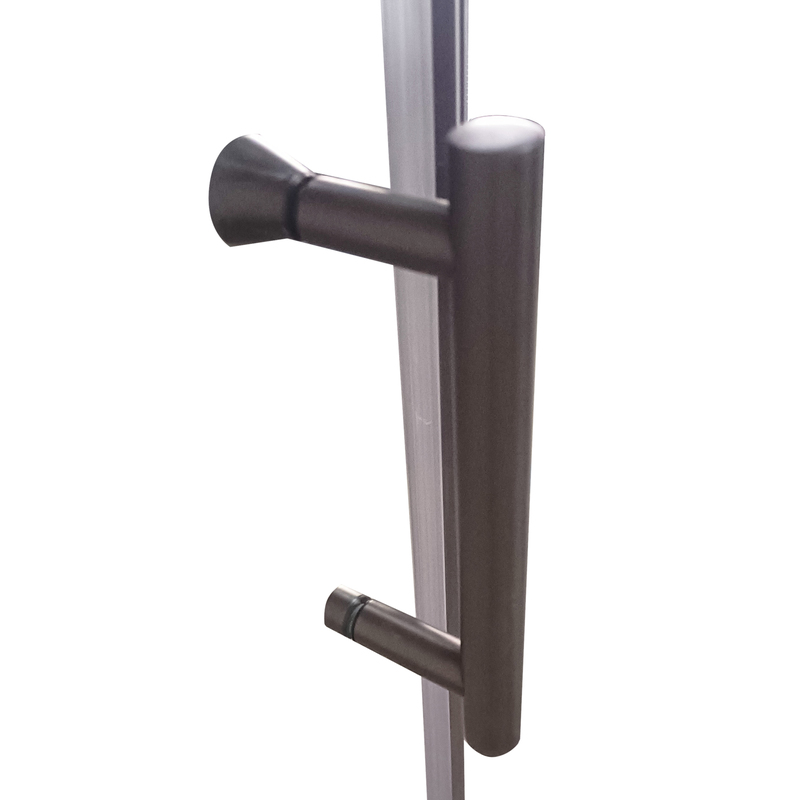 Душевая кабина Koer SR SC03-90x90x200-TR-07 Easy Clean 6мм, без поддона, прозрачное стекло, графит