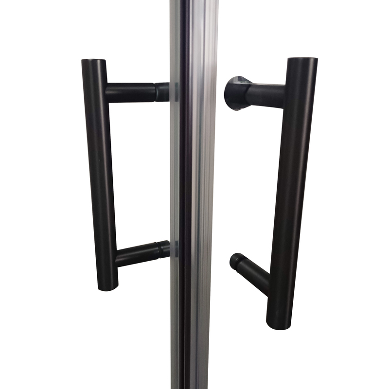 Душевая кабина Koer SR SC03-90x90x200-TR-07 Easy Clean 6мм, без поддона, прозрачное стекло, графит