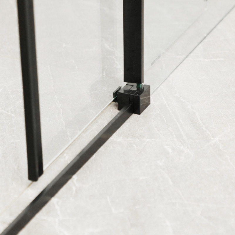 Душова кабіна Mixxus Premium DIVERSE SC03-100x80x195-TR Black 6мм, без піддону, прозоре скло 