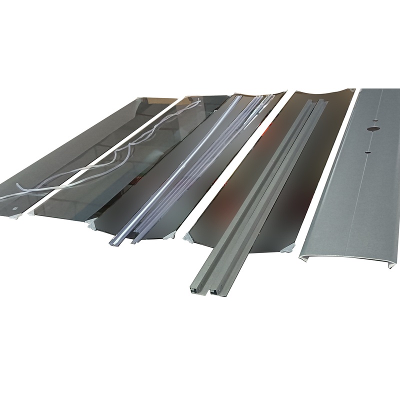 Бокс душовий Mixxus STRONG SBH02-90x90x215-GR SATIN  з гідромасажем та низьким піддоном 