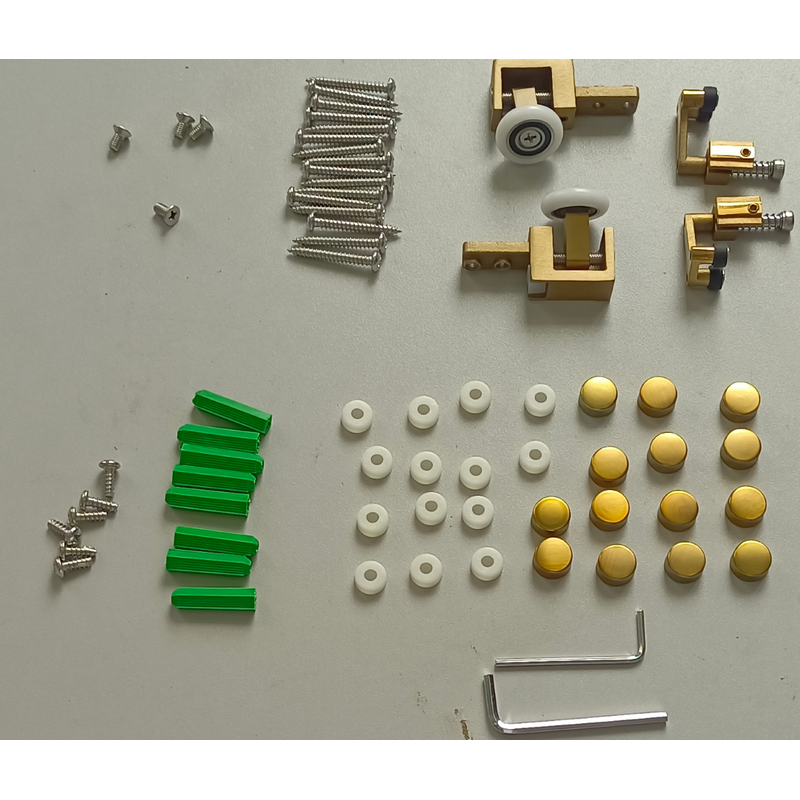 Душова кабіна Koer SR SC09-90x90x200-R-TR-12 Easy Clean 6мм, без піддону, прозоре скло, матове золото 