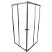 Душова кабіна Mixxus CUBIC SC01-90x90x185-TR GRAPHITE 4мм, без піддону, прозоре скло  