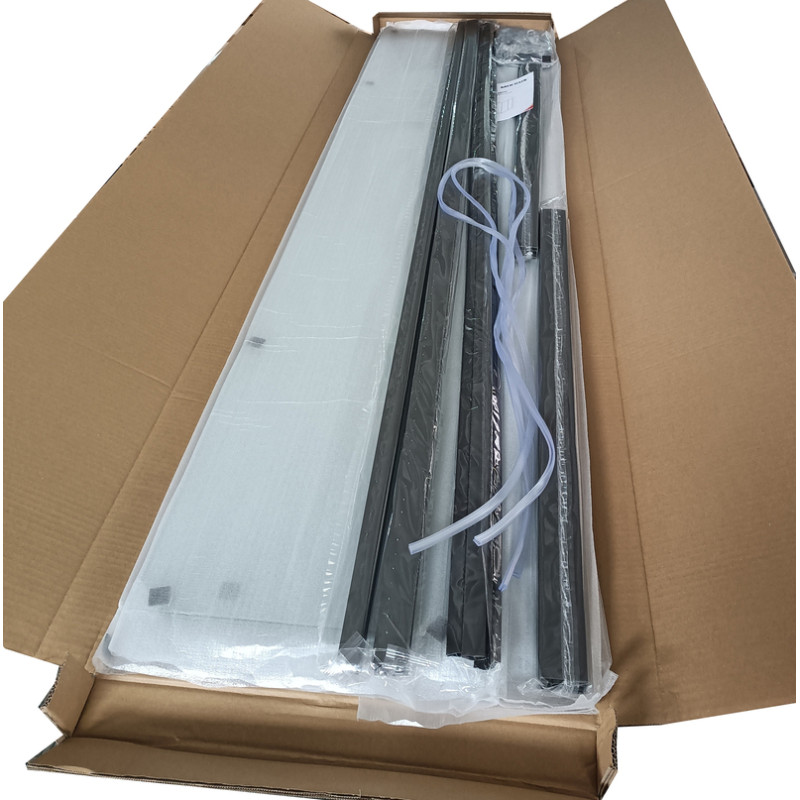 Душова кабіна Mixxus CUBIC SC01-90x90x185-TR GRAPHITE 4мм, без піддону, прозоре скло  