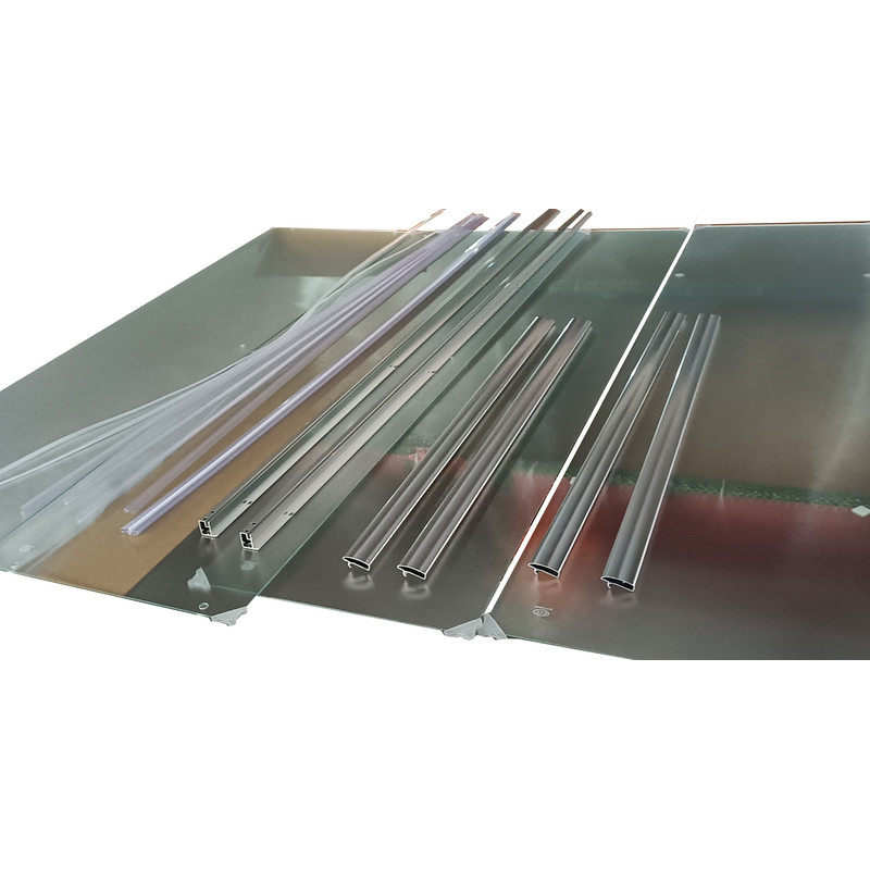 Душова кабіна Mixxus CUBIC SCT01-90x90x195-FB CHROME 4мм, з низьким піддоном, матове скло 