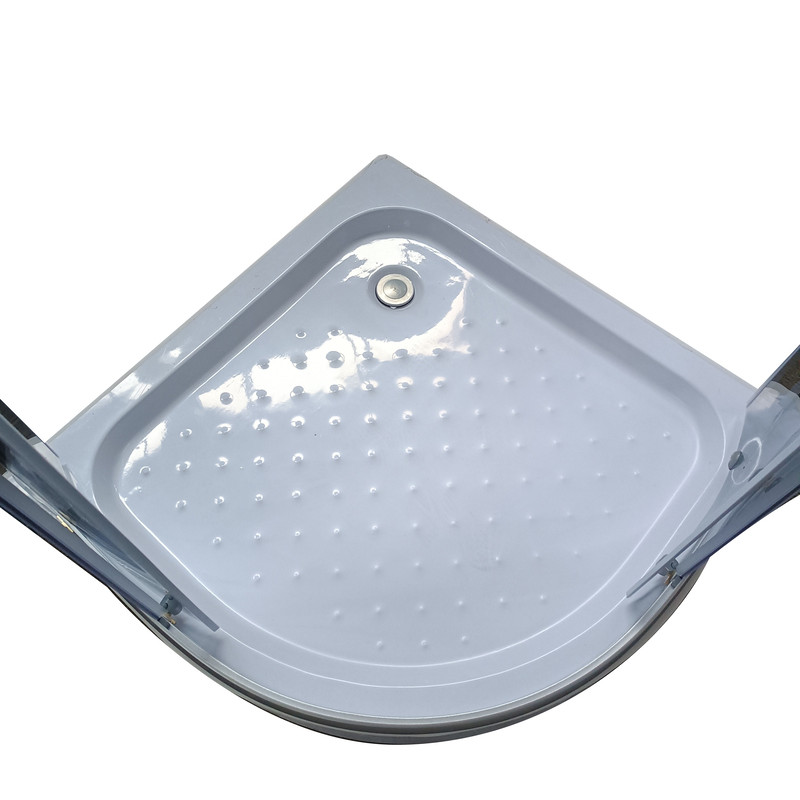 Душевая кабина Mixxus PLAIN SCT02-90x90x195-GR SATIN 4мм, с низким поддоном, серое тонированное стекло