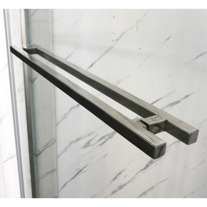 Душевая кабина Mixxus Premium Quadro SC01-90x90x195-TR Chrome 6мм, без поддона, прозрачное стекло