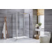 Душова кабіна Mixxus Premium DIVERSE SC03-100x80x195-TR Chrome 6мм, без піддону, прозоре скло  
