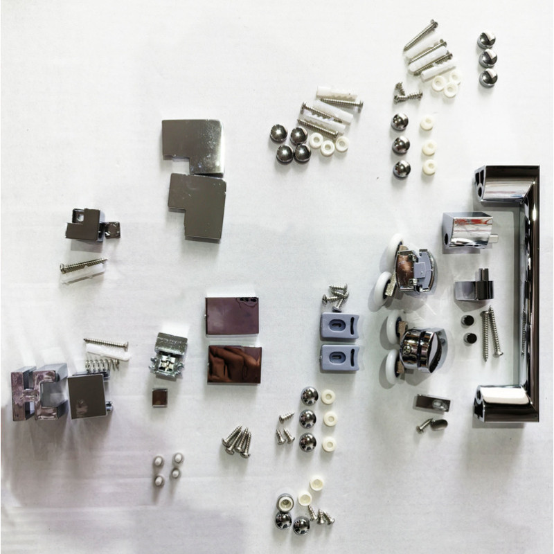 Душова кабіна Mixxus Premium DIVERSE SC03-100x80x195-TR Chrome 6мм, без піддону, прозоре скло  