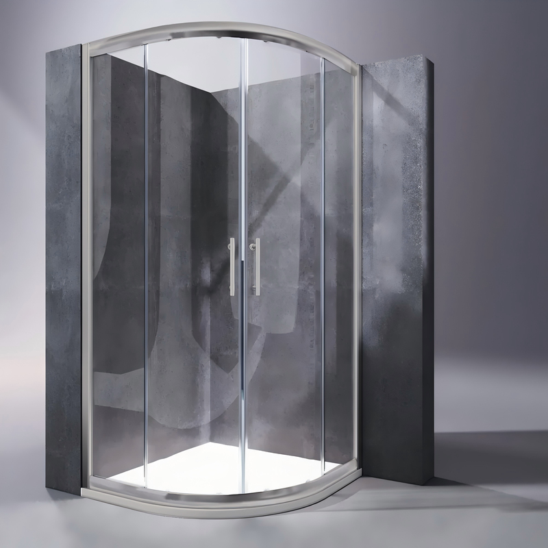 Душевая кабина Koer SR SC04-90x90x195-TR-02 Easy Clean 5мм SS Color, без поддона, прозрачное стекло