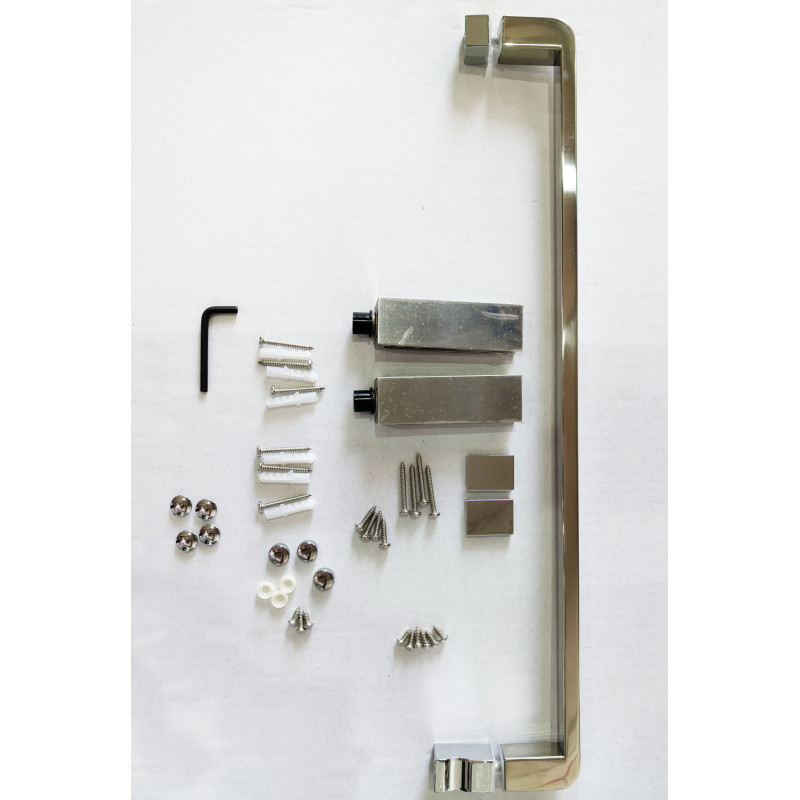 Душова кабіна Mixxus Premium BEVEL SC01-90x90x195-TR Chrome 6мм, без піддону, прозоре скло 