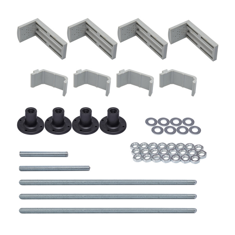 Бокс душевой Mixxus STRONG SB01-90x90x215-FB SATIN без гидромассажа с высоким поддоном