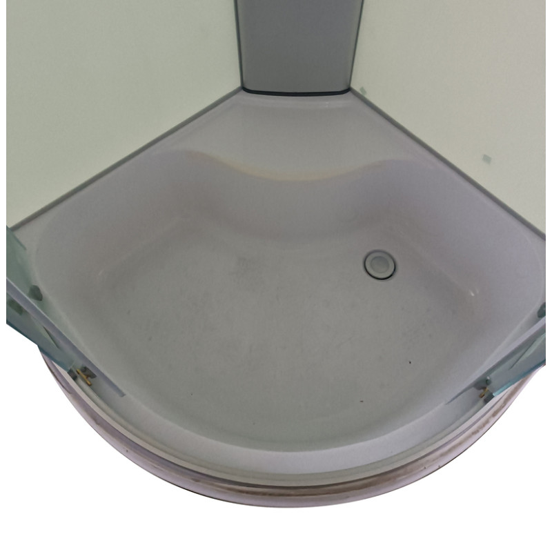 Бокс душевой Mixxus STRONG SB01-90x90x215-FB SATIN без гидромассажа с высоким поддоном