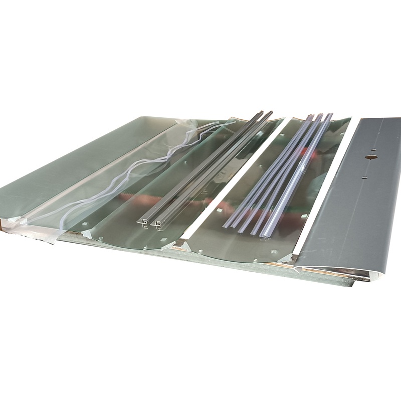 Бокс душевой Mixxus STRONG SB01-90x90x215-FB SATIN без гидромассажа с высоким поддоном