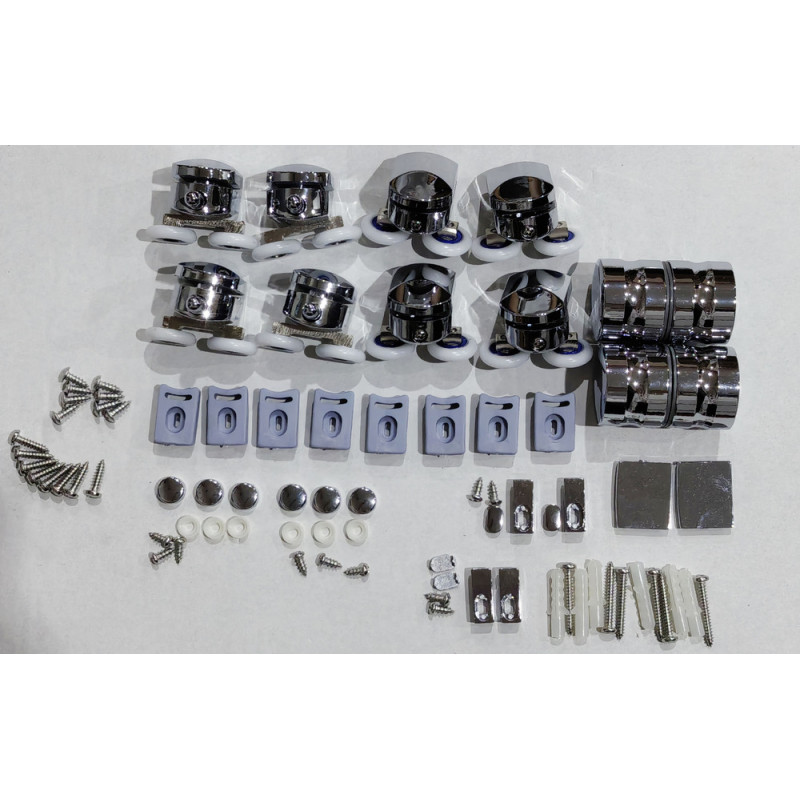 Душова кабіна Mixxus Premium DIVERSE SC01-90x90x195-TR Chrome 5мм, без піддону, прозоре скло 