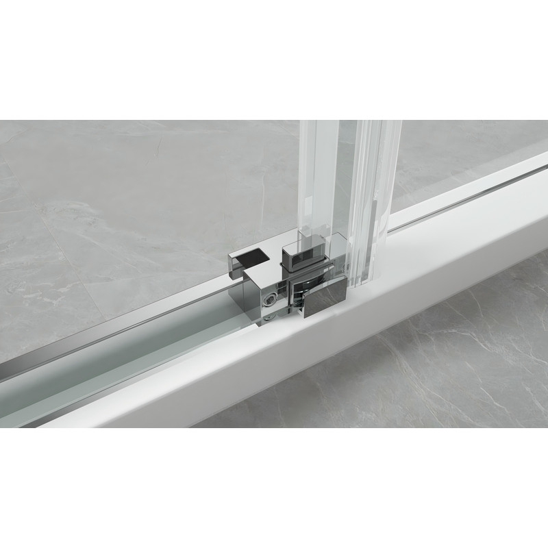 Душевая кабина Koer SR SC03-90x90x200-TR-01 Easy Clean 6мм, без поддона, прозрачное стекло, хром