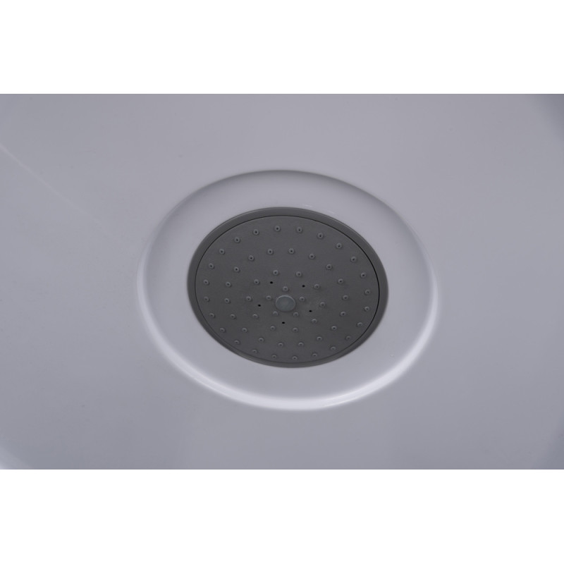 Бокс душевой Mixxus STRONG SB01-90x90x215-GR SATIN без гидромассажа с высоким поддоном