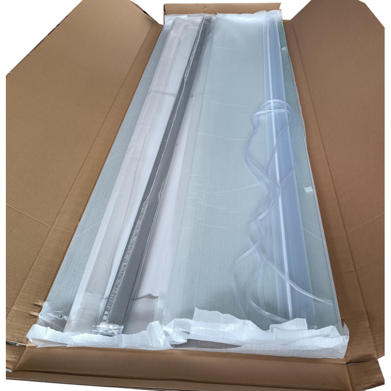 Бокс душевой Mixxus WAVE SB02-120x80x215-L-FB SATIN без гидромассажа с низким поддоном