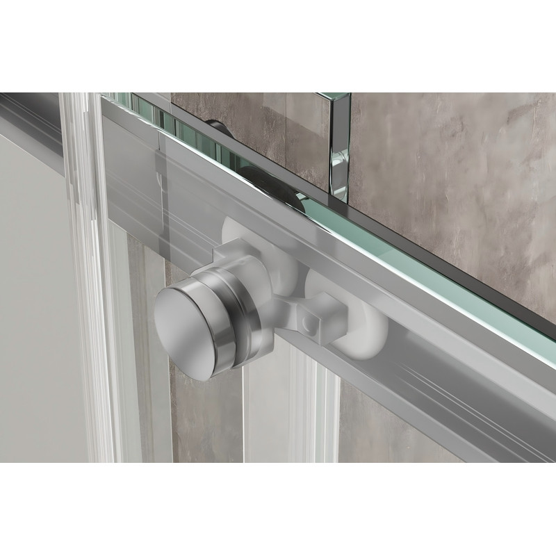 Душевая кабина Koer SR SC03-100x100x200-TR-01 Easy Clean 6мм, без поддона, прозрачное стекло, хром