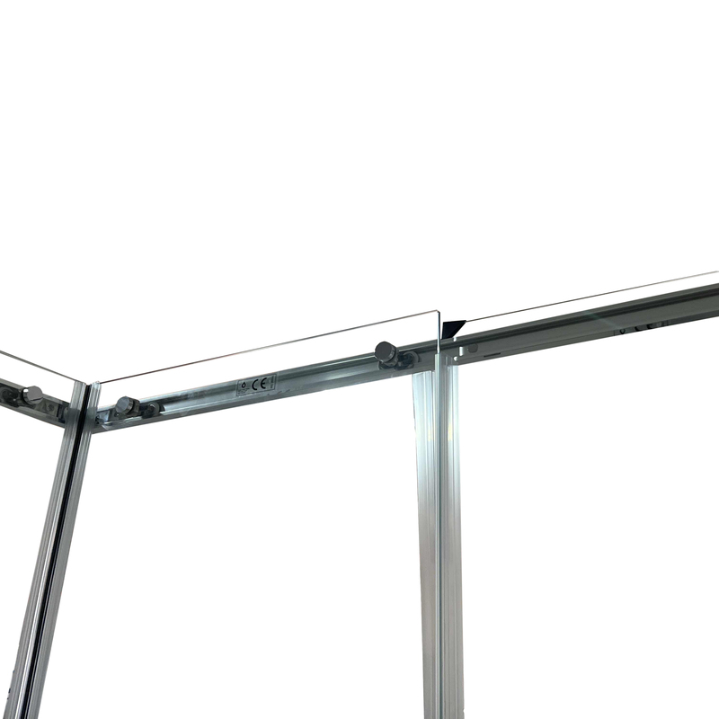 Душевая кабина Koer SR SC03-100x100x200-TR-01 Easy Clean 6мм, без поддона, прозрачное стекло, хром