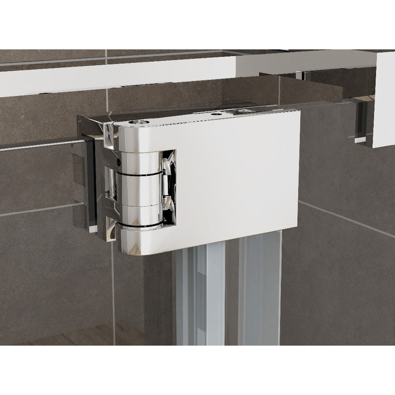 Душевая кабина Koer SR SC02-120x90x200-TR-01 Easy Clean 8мм, без поддона, прозрачное стекло, хром