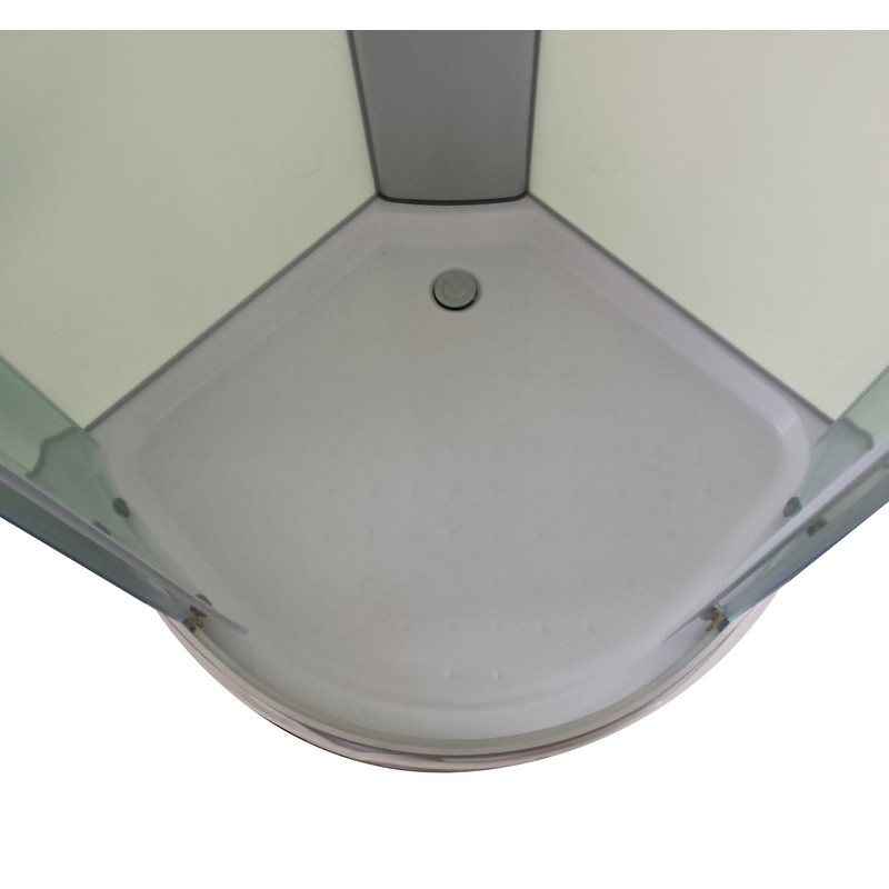 Бокс душовий Mixxus STRONG SBH02-90x90x215-FB SATIN з гідромасажем та низьким піддоном 