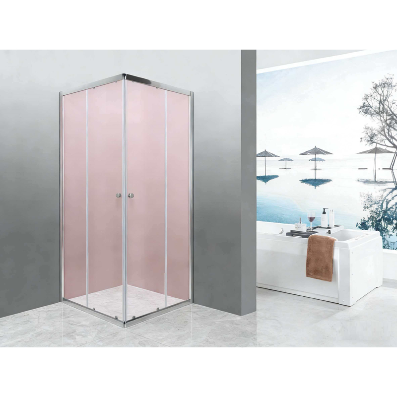 Душова кабіна MIXXUS CUBIC SC01-90x90x185-TR CHROME NEW 4мм, без піддону, прозоре скло 