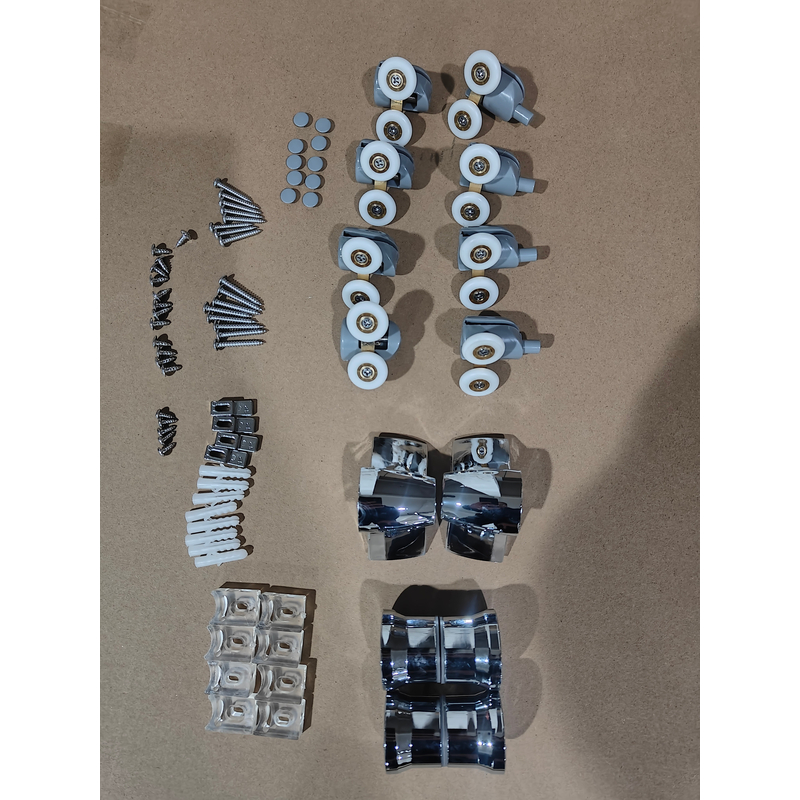 Душова кабіна MIXXUS CUBIC SC01-90x90x185-TR CHROME NEW 4мм, без піддону, прозоре скло 