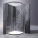 Душевая кабина Koer SR SC04-90x90x195-TR-07 Easy Clean 5мм, без поддона, прозрачное стекло, графит