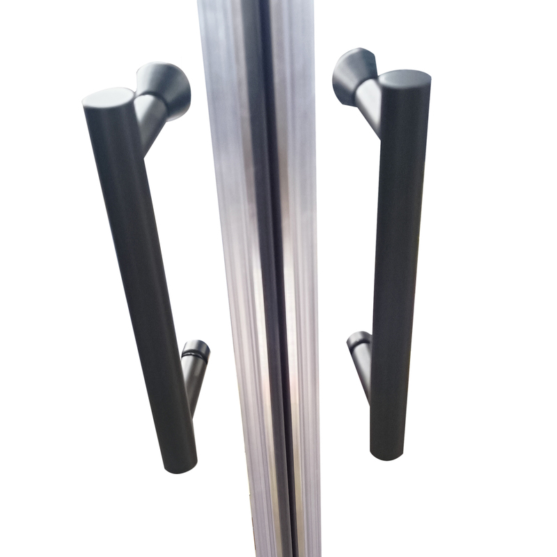 Душевая кабина Koer SR SC04-90x90x195-TR-07 Easy Clean 5мм, без поддона, прозрачное стекло, графит