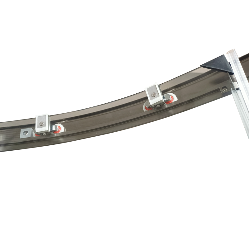 Душевая кабина Koer SR SC04-90x90x195-TR-07 Easy Clean 5мм, без поддона, прозрачное стекло, графит