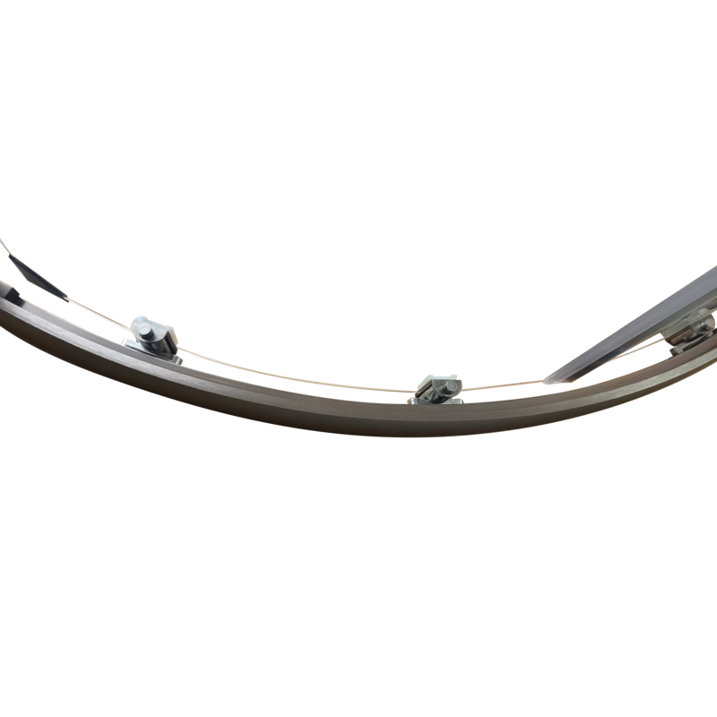 Душевая кабина Koer SR SC04-90x90x195-TR-07 Easy Clean 5мм, без поддона, прозрачное стекло, графит