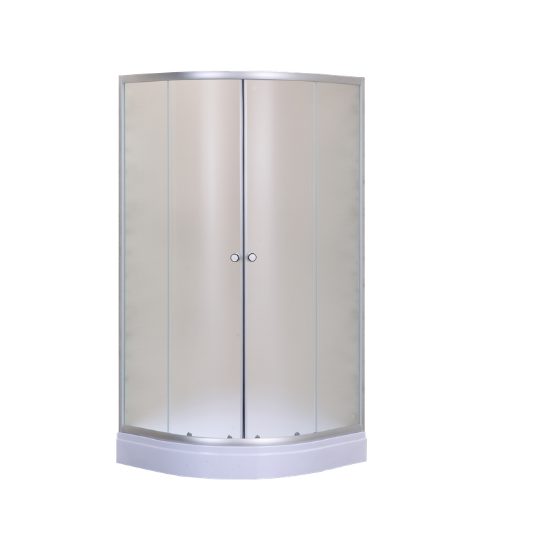 Душевая кабина Mixxus PLAIN SCT02-90x90x195-FB SATIN 4мм, с низким поддоном, матовое стекло