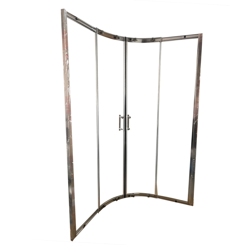 Душевая кабина Koer SR SC04-100x100x195-TR-01 Easy Clean 5мм, без поддона, прозрачное стекло, хром