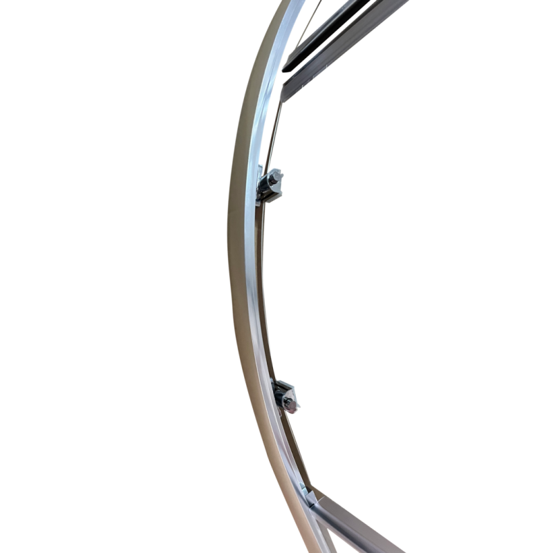 Душевая кабина Koer SR SC04-100x100x195-TR-01 Easy Clean 5мм, без поддона, прозрачное стекло, хром