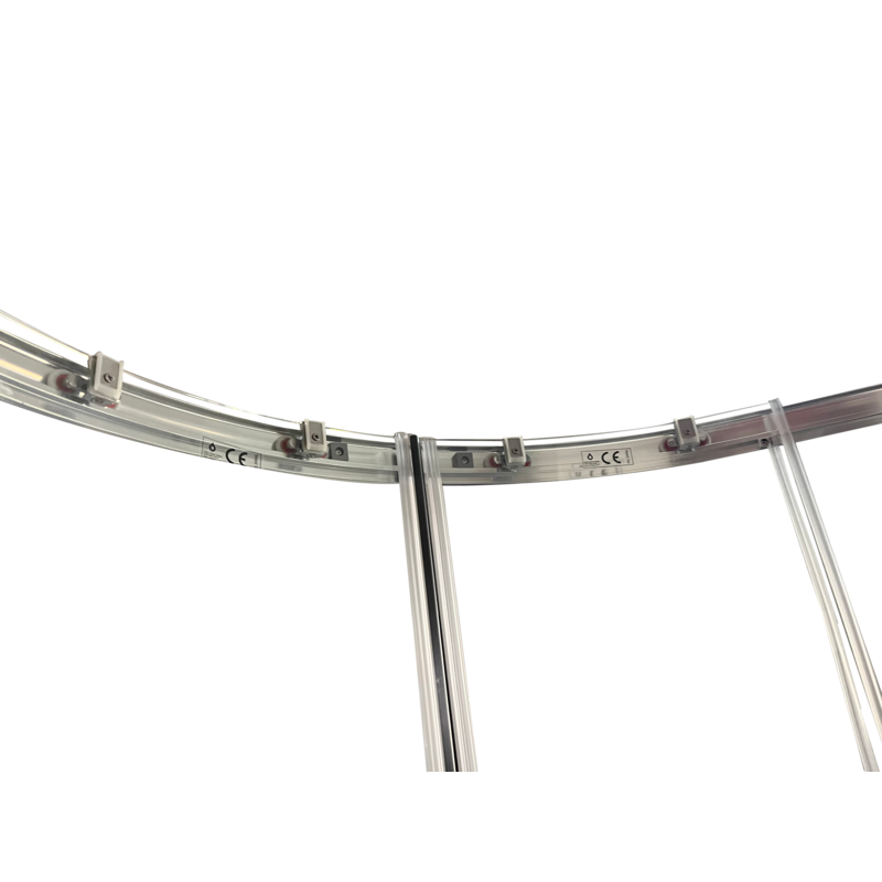 Душевая кабина Koer SR SC04-100x100x195-TR-01 Easy Clean 5мм, без поддона, прозрачное стекло, хром