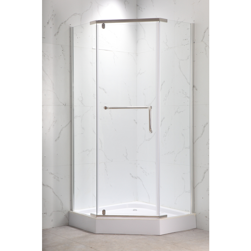 Душова кабіна MIXXUS LINES SCT01-90x90x198-TR CHROME NEW 6мм, з низьким піддоном, прозоре скло 