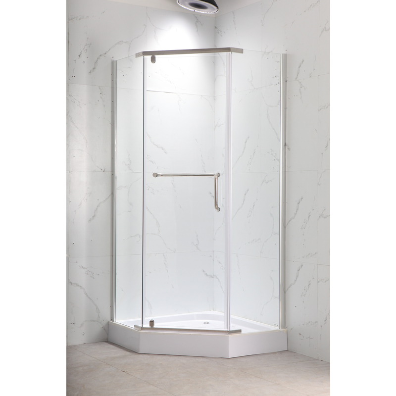 Душова кабіна MIXXUS LINES SCT01-90x90x198-TR CHROME NEW 6мм, з низьким піддоном, прозоре скло 