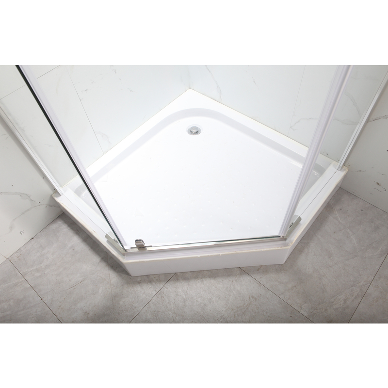 Душова кабіна MIXXUS LINES SCT01-90x90x198-TR CHROME NEW 6мм, з низьким піддоном, прозоре скло 