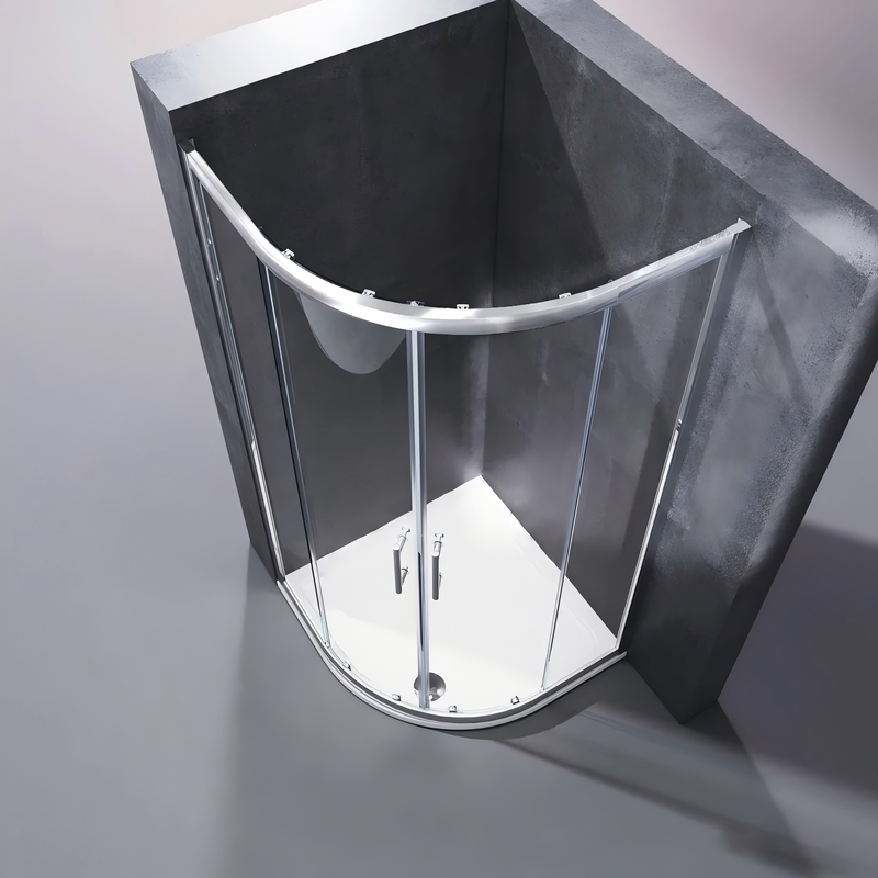 Душевая кабина Koer SR SC04-90x90x195-TR-01Easy Clean 5мм, без поддона, прозрачное стекло, хром