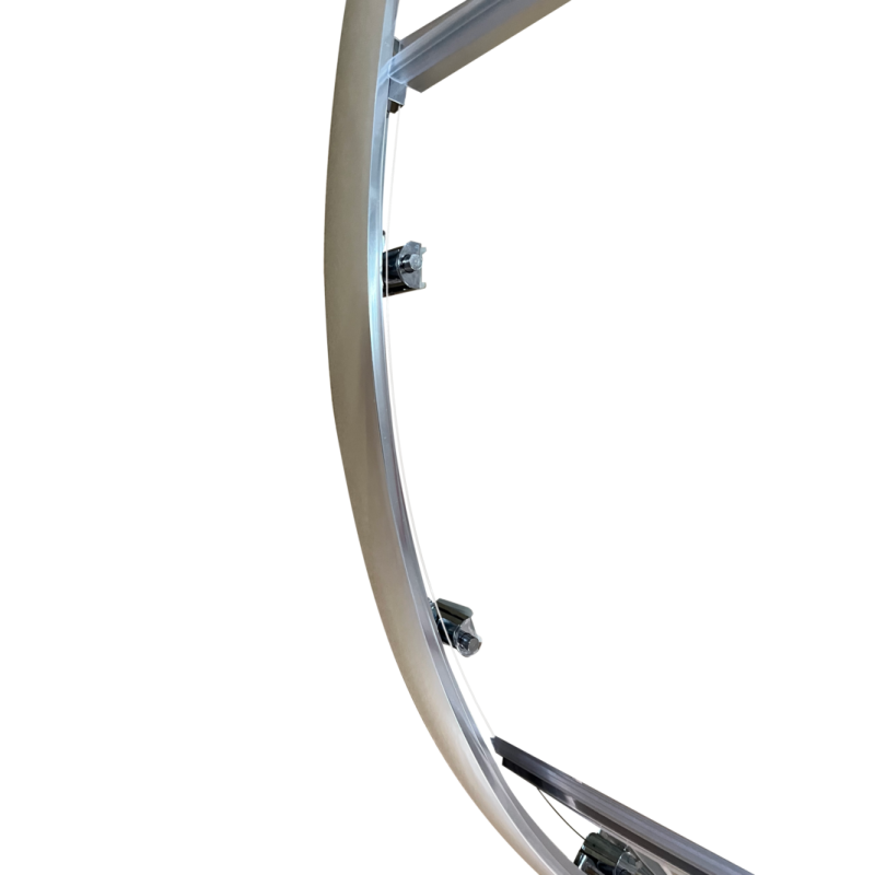 Душевая кабина Koer SR SC04-90x90x195-TR-01Easy Clean 5мм, без поддона, прозрачное стекло, хром