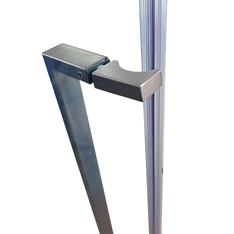 Душова кабіна Koer SR SC06-90x90x200-TR-07 Easy Clean 8мм, без піддону, прозоре скло, графіт 