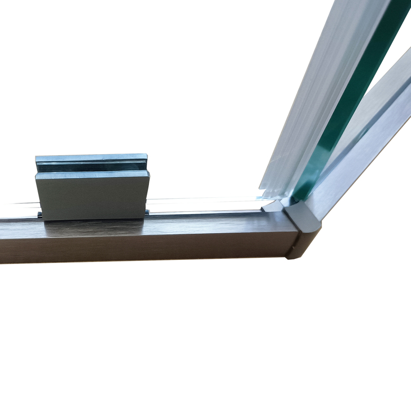 Душова кабіна Koer SR SC06-90x90x200-TR-07 Easy Clean 8мм, без піддону, прозоре скло, графіт 