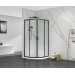 Душова кабіна Mixxus Premium DIVERSE SC01-90x90x195-TR Black 5мм, без піддону, прозоре скло 