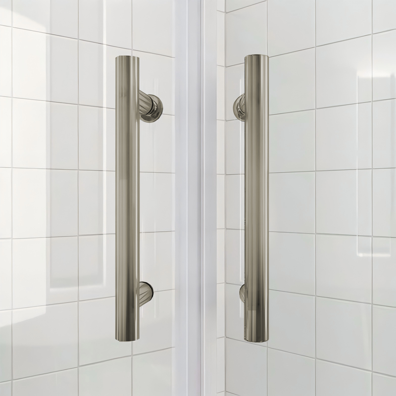 Душова кабіна Koer SR SC03-90x90x200-TR-02 Easy Clean 6мм SS Color, без піддону, прозоре скло 