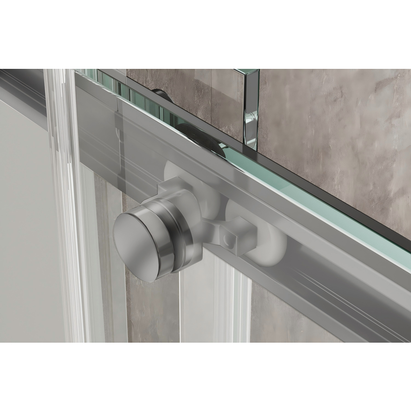 Душова кабіна Koer SR SC03-90x90x200-TR-02 Easy Clean 6мм SS Color, без піддону, прозоре скло 