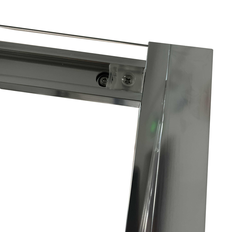 Душова кабіна Koer SR SC03-90x90x200-TR-02 Easy Clean 6мм SS Color, без піддону, прозоре скло 